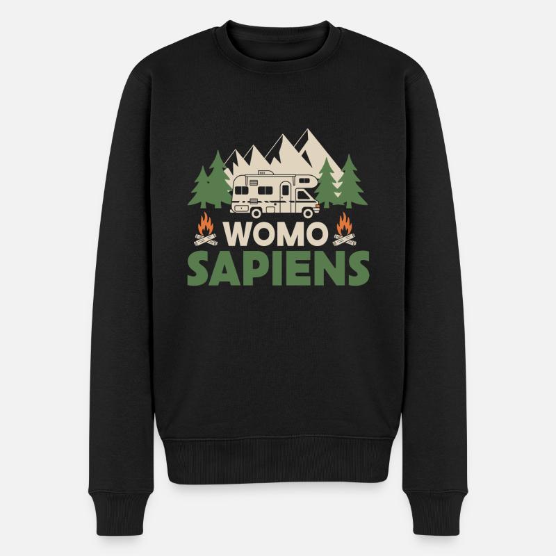 Womo Sapiens - Pull Premium bio Homme - noir