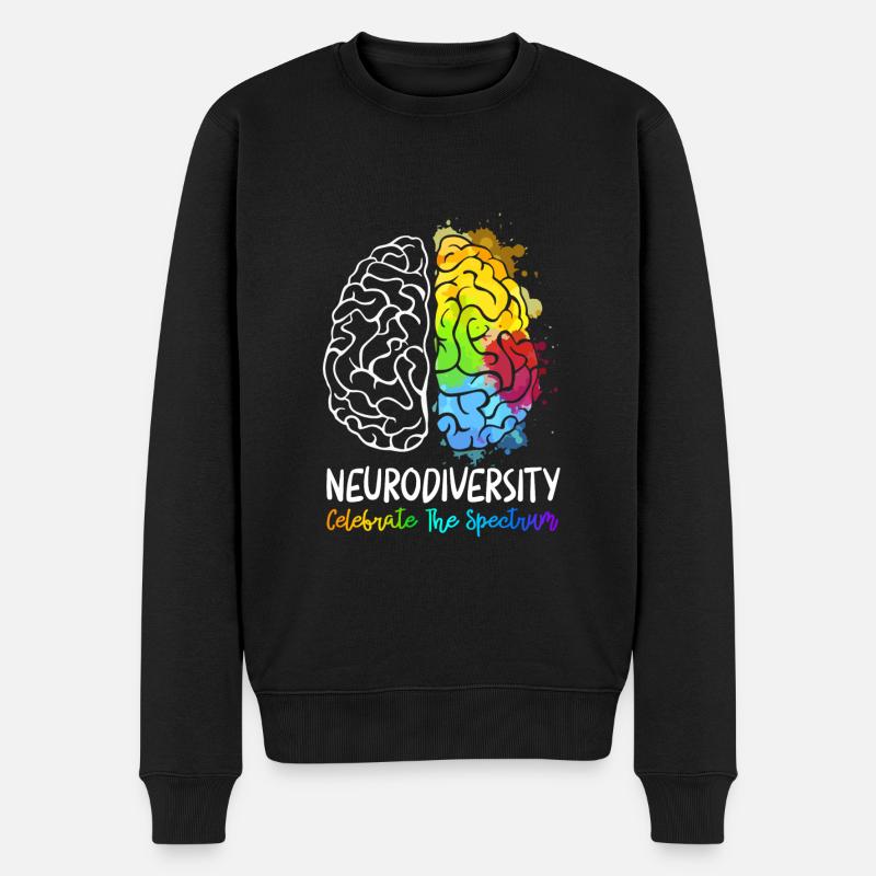 Neurodiversity Celebrate The Spectrum - Pull Premium bio Homme - noir