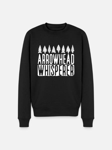 Arrowhead Hunting Arrowhead Collector - Men's Premium Organic Jumper - black