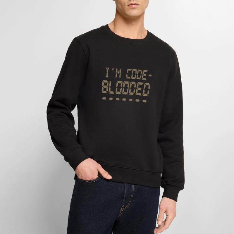 Computerprogrammierung Ich bin Code Blooded Programmierer Männer Premium Bio Pullover