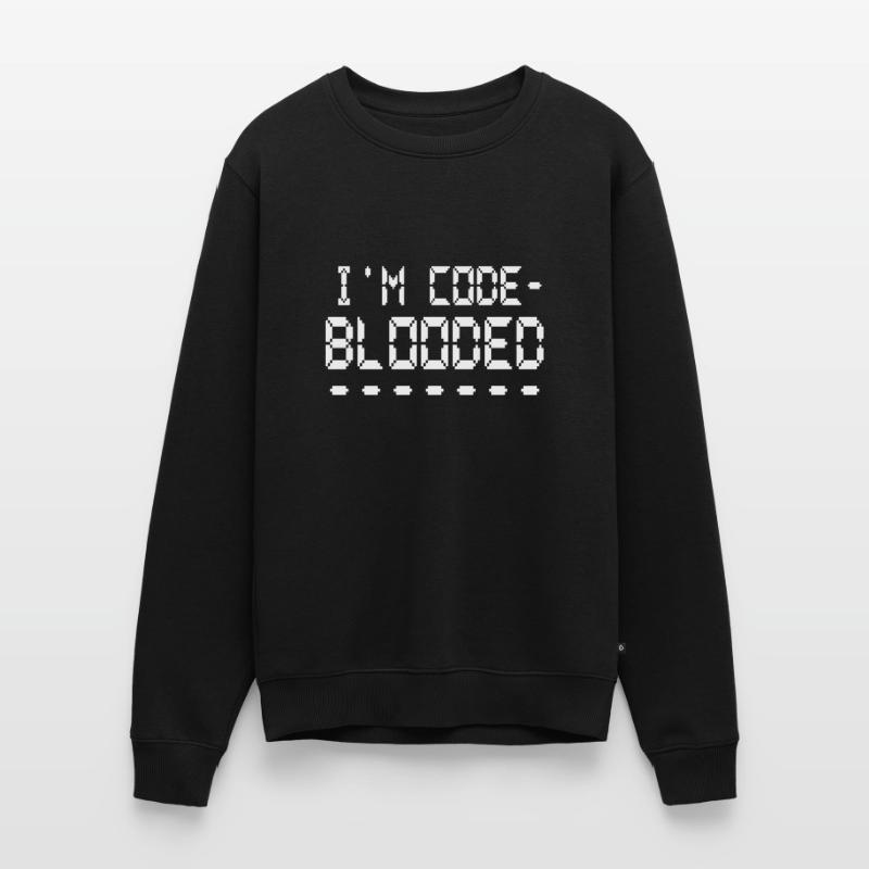 Computerprogrammierung Ich bin Code Blooded Programmierer Männer Premium Bio Pullover