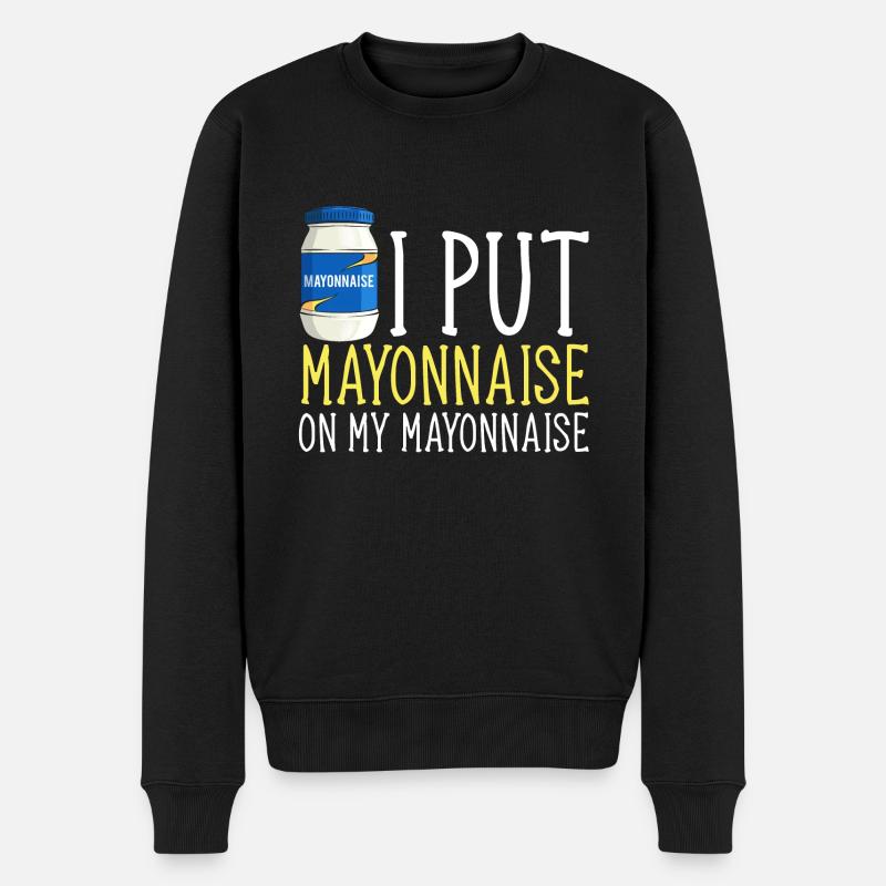 Mayonnaise - Pull Premium bio Homme - noir