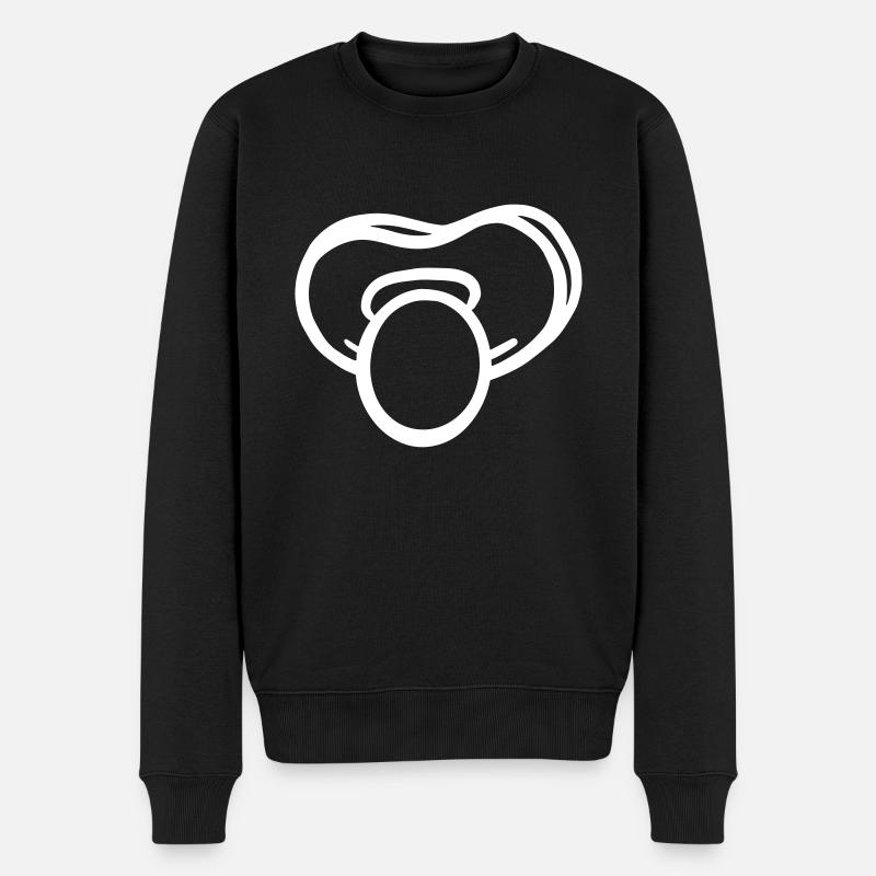 Tétine Vector - Pull Premium bio Homme - noir