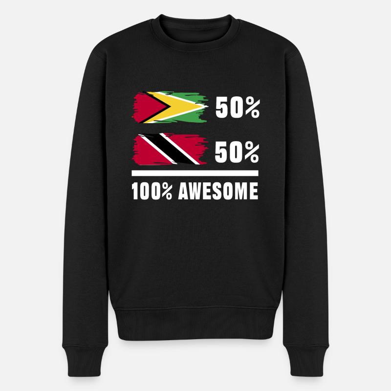 Guyana Flag Guyanais Guyanais - Pull Premium bio Homme - noir