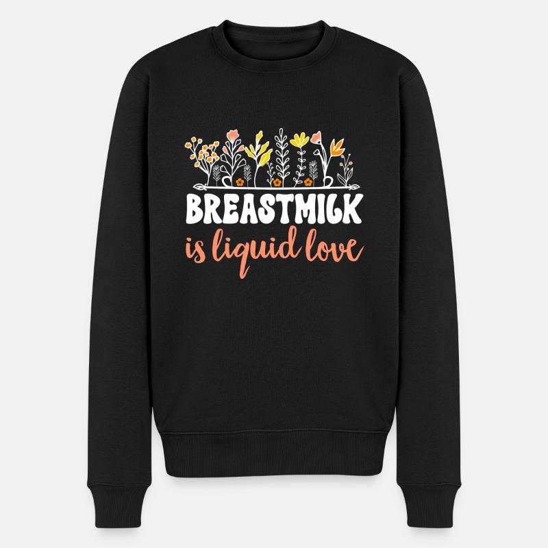Consultante en lactation IBCLC - Pull Premium bio Homme - noir