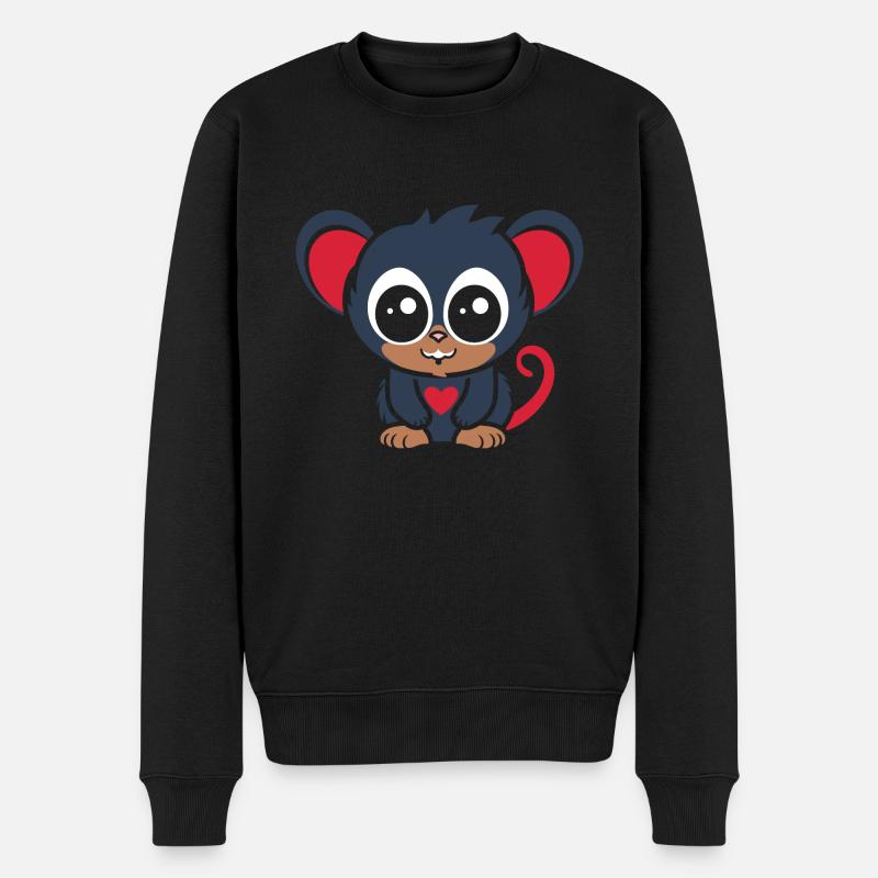 Tarsier - Pull Premium bio Homme - noir