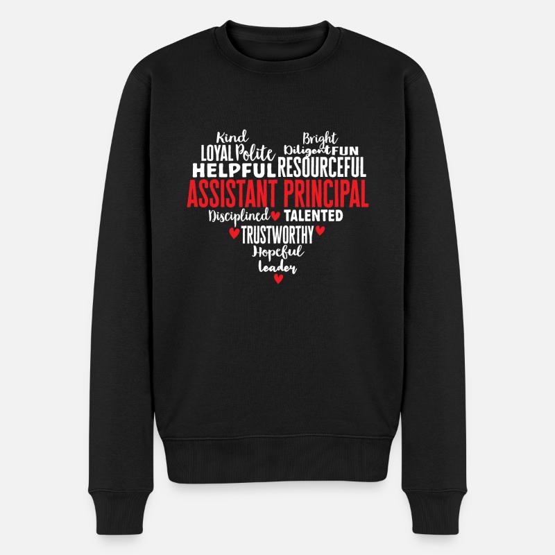 Stellvertretender Schulleiter - Männer Premium Bio Pullover - Schwarz