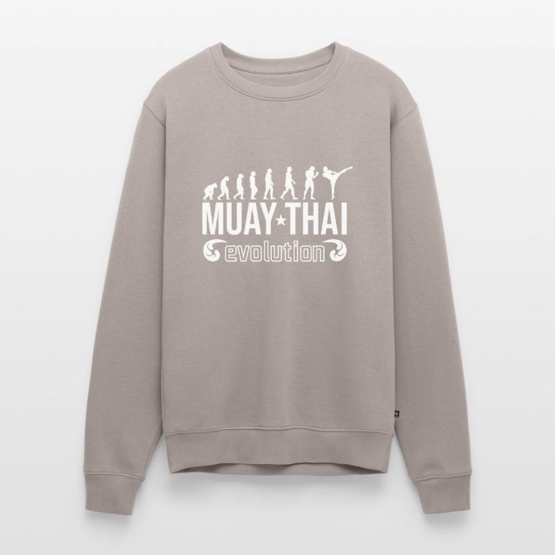 Muay Thai Evolution | Thaiboxen die Evolution Männer Premium Bio Pullover