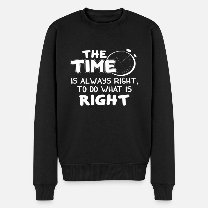 MARTIN LUTHER KING - Pull Premium bio Homme - noir