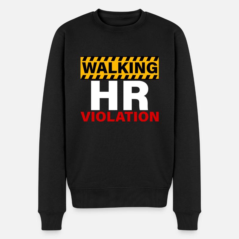 Violation de Walking Hr 4 - Pull Premium bio Homme - noir