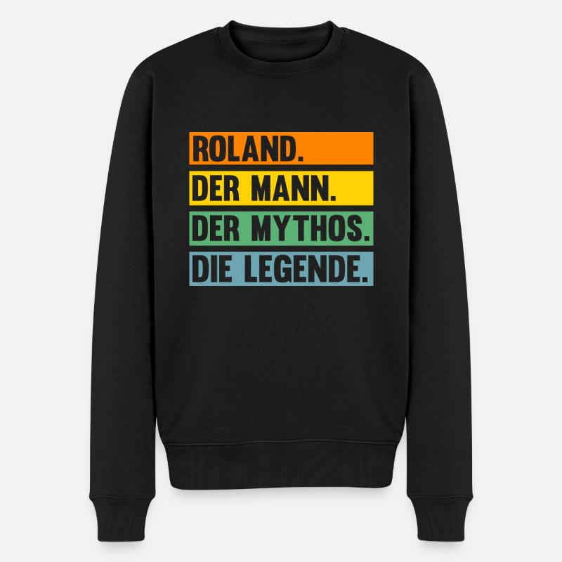 Roland - Pull Premium bio Homme - noir
