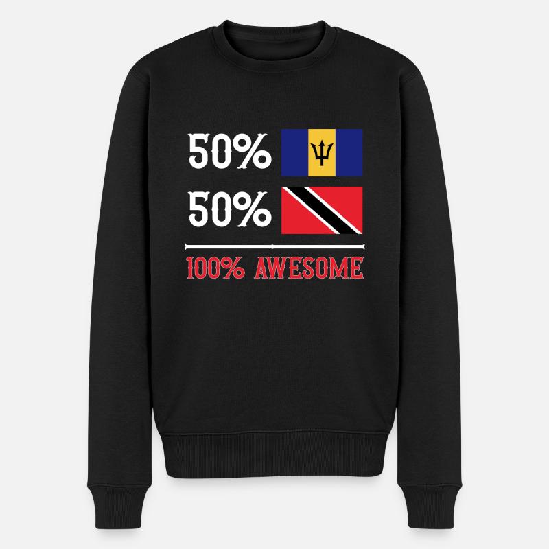 Drapeau de Trinité-et-Tobago - Pull Premium bio Homme - noir