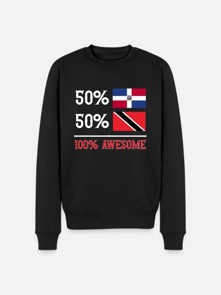 Trinidad and Tobago flag - Men's Premium Organic Jumper - black