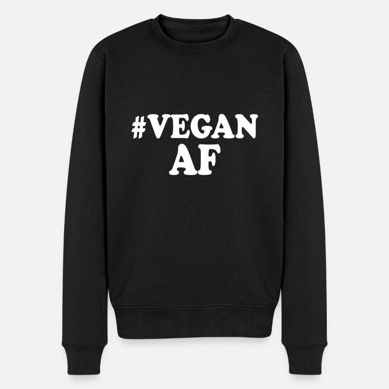 Déclaration AF végétalienne Veganer - Pull Premium bio Homme - noir