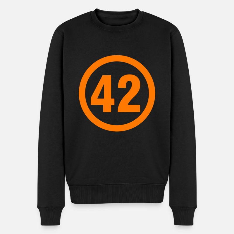 42 - Pull Premium bio Homme - noir