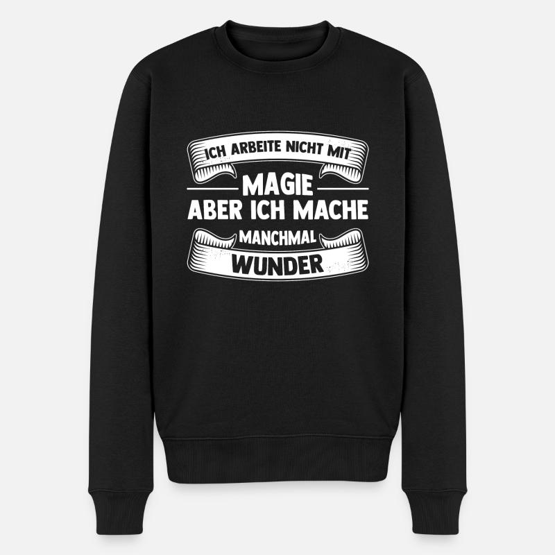 Handwerker Beruf Heimwerken Geschenk - Männer Premium Bio Pullover - Schwarz