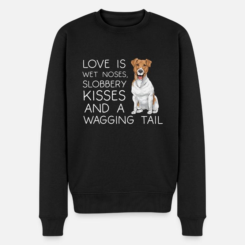 Jack Russell Terrier - Pull Premium bio Homme - noir