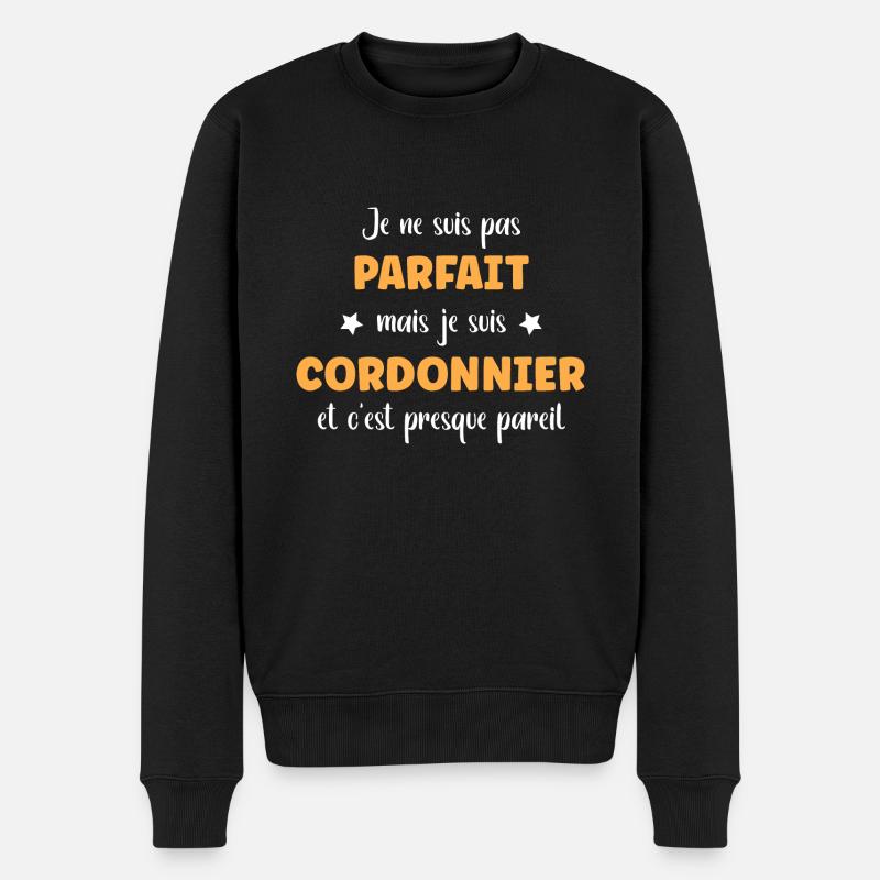 cordonnier - Pull Premium bio Homme - noir