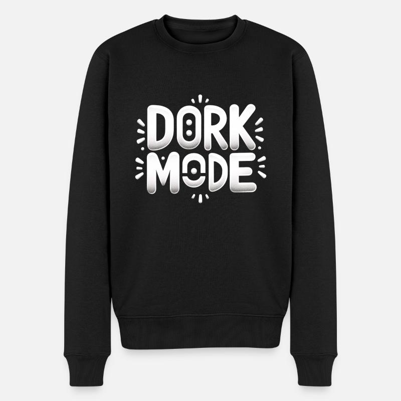 Dork Mode 7 - Men's Premium Organic Jumper - black
