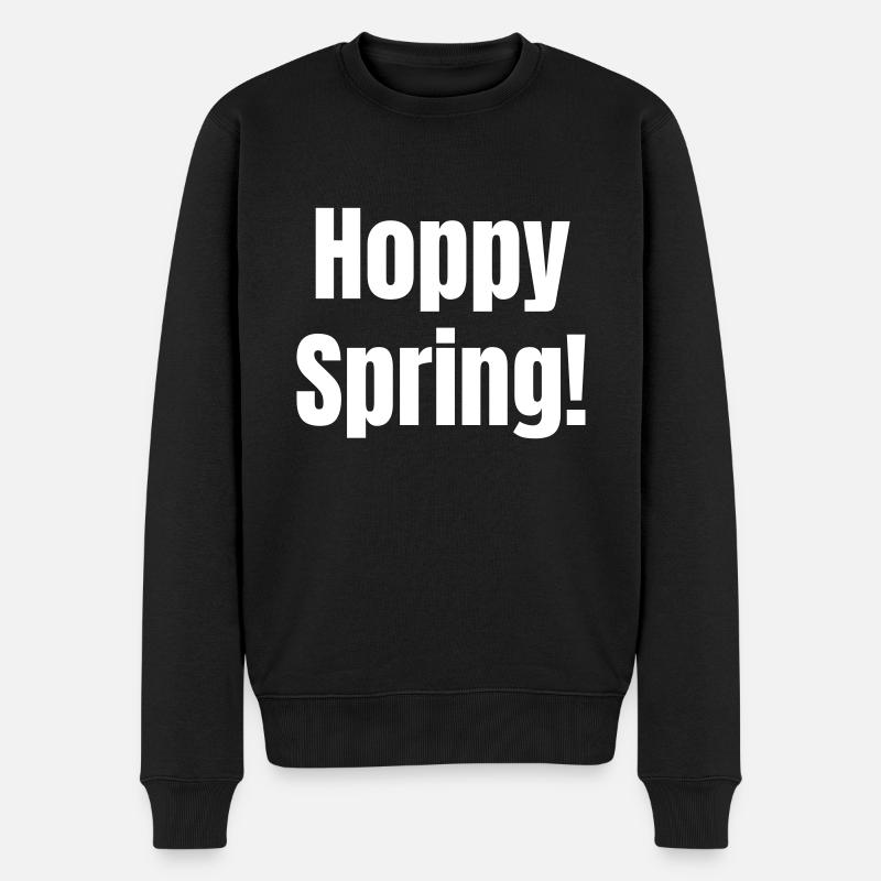 Printemps houblonné - Pull Premium bio Homme - noir