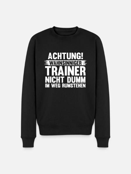 Sportmannschaft Trainer - Männer Premium Bio Pullover - Schwarz