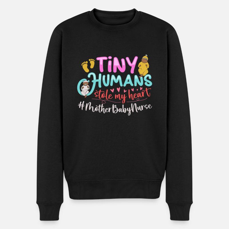 Infirmière Bébé Maternité Infirmière - Pull Premium bio Homme - noir