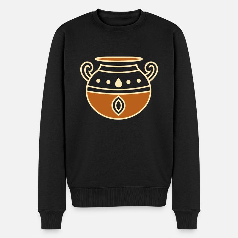 Poterie - Pull Premium bio Homme - noir