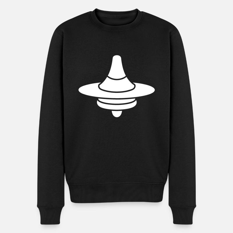 KREISEL - Männer Premium Bio Pullover - Schwarz