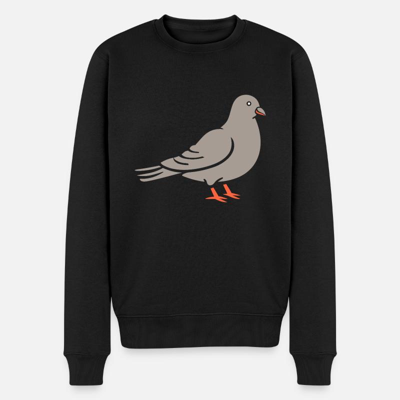 pigeon - Pull Premium bio Homme - noir