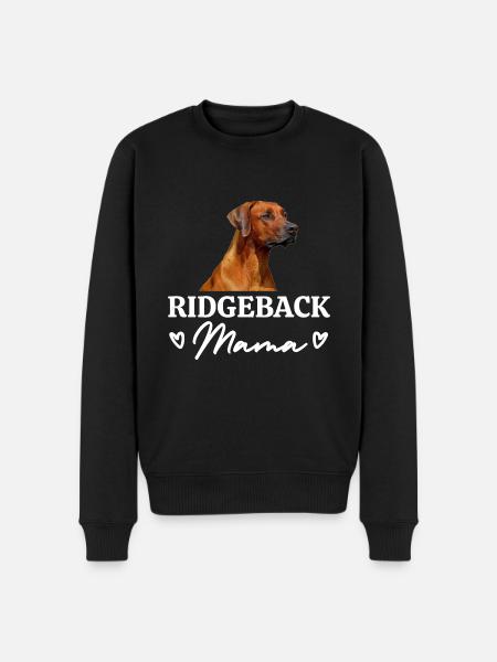 Rhodesian Ridgeback Mama - Men's Premium Organic Jumper - black