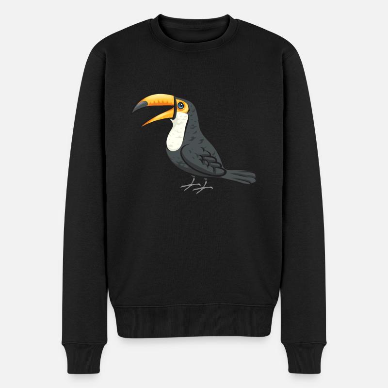 Toucan Bird Rainforest - Pull Premium bio Homme - noir