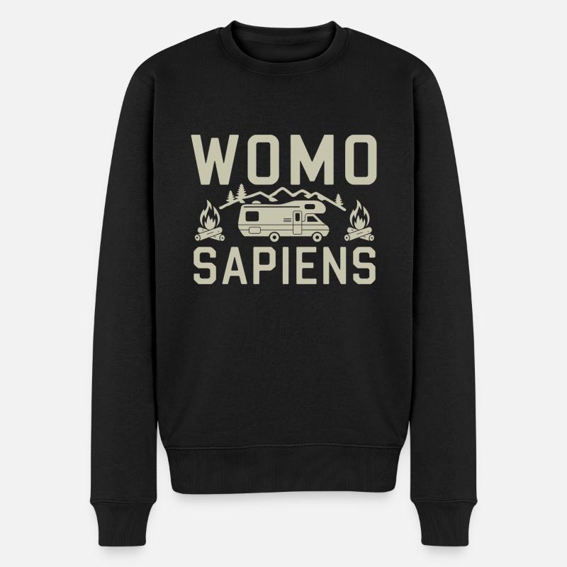 Womo Sapiens - Pull Premium bio Homme - noir