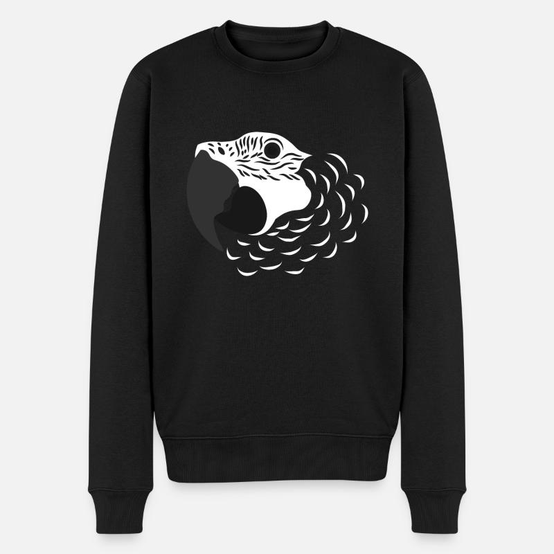 Perroquet Amazone Perroquet gris - Pull Premium bio Homme - noir