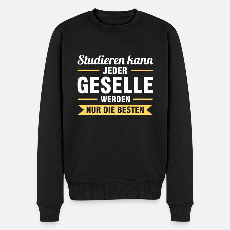 Geselle Prüfung Gesellen Prüfung Geschenk - Männer Premium Bio Pullover - Schwarz