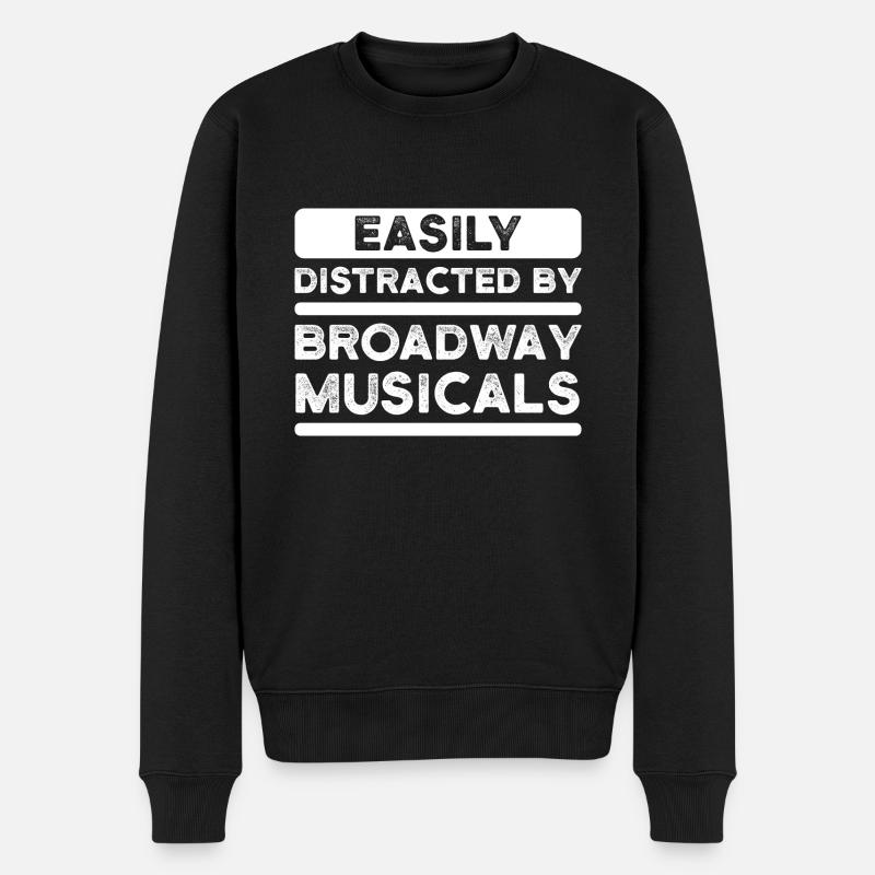 Theater Broadway Theater Geschenk - Männer Premium Bio Pullover - Schwarz