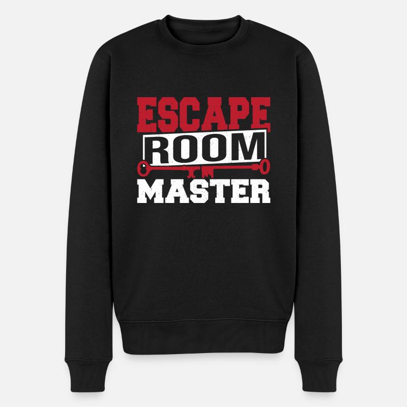 Jeu Locked Escape Room Master Challenge Mystère - Pull Premium bio Homme - noir