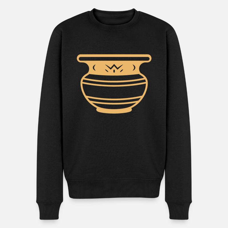 Poterie - Pull Premium bio Homme - noir
