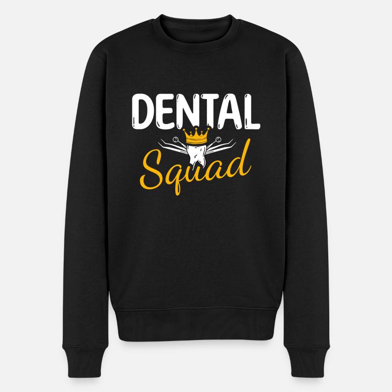 Dentiste Dentiste Dentiste - Pull Premium bio Homme - noir
