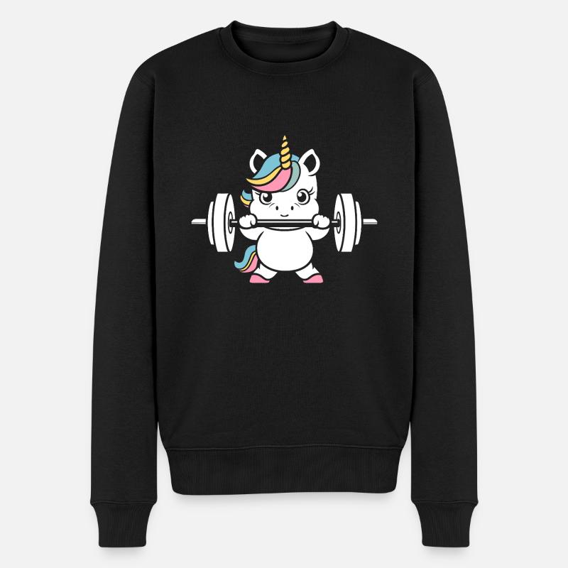 Humour musculation - Pull Premium bio Homme - noir