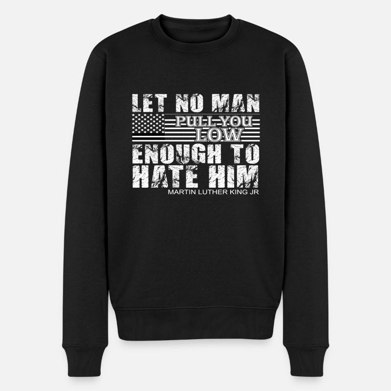 MARTIN LUTHER KING - Pull Premium bio Homme - noir