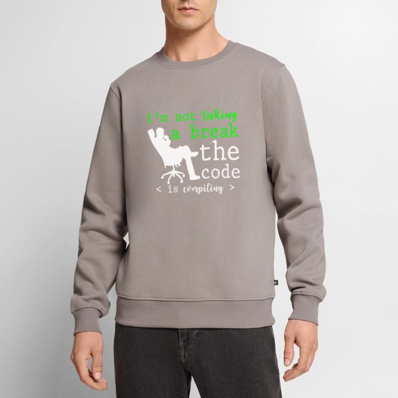 Je ne fais pas de pause, le code compile 2 Pull Premium bio Homme
