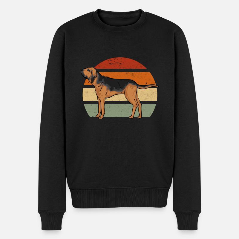 Limier Chien Limier - Pull Premium bio Homme - noir