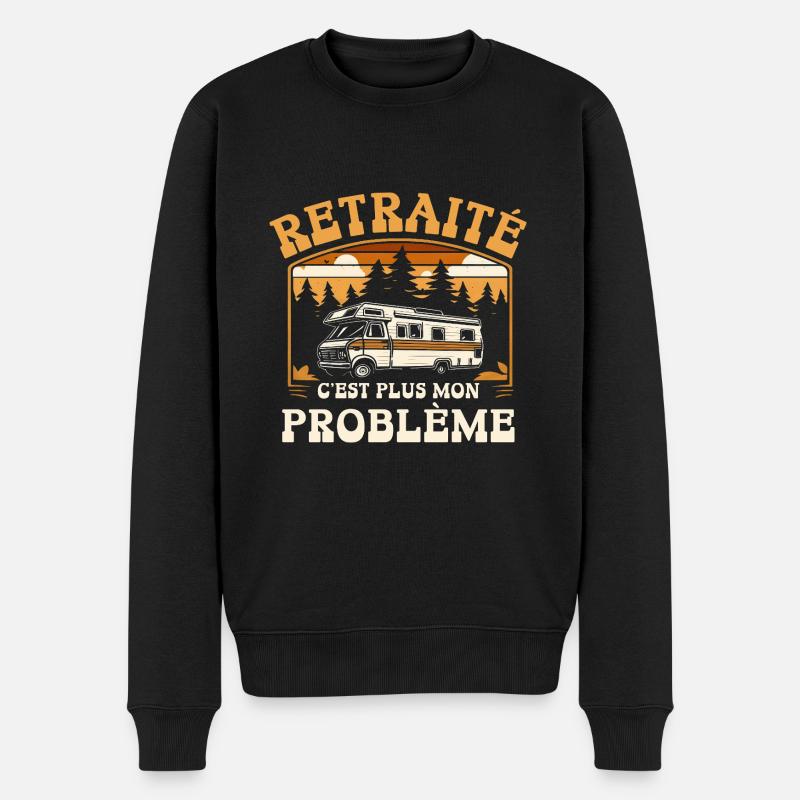 plus mon problème - Pull Premium bio Homme - noir