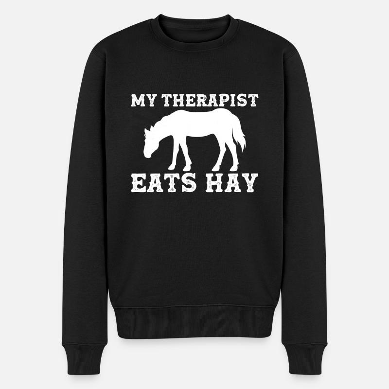 Hay Theraphy - Pull Premium bio Homme - noir