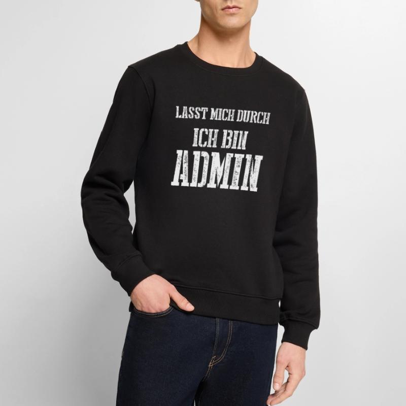 Lasst mich durch ich bin Admin Männer Premium Bio Pullover