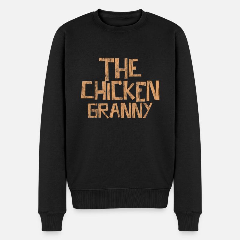 La Mamie Poulet 3 - Pull Premium bio Homme - noir