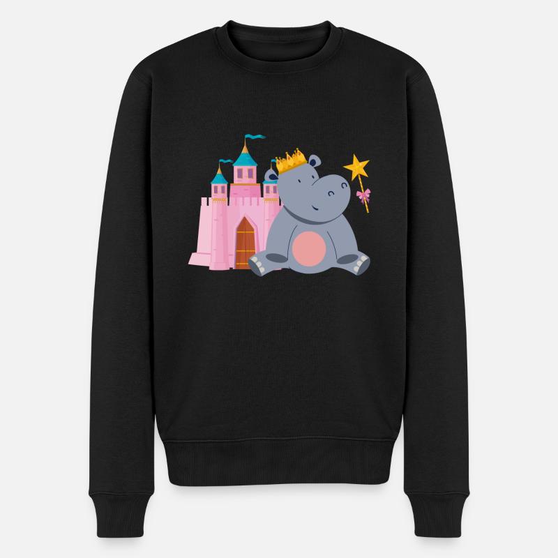 Hippopotame Hippopotame - Pull Premium bio Homme - noir