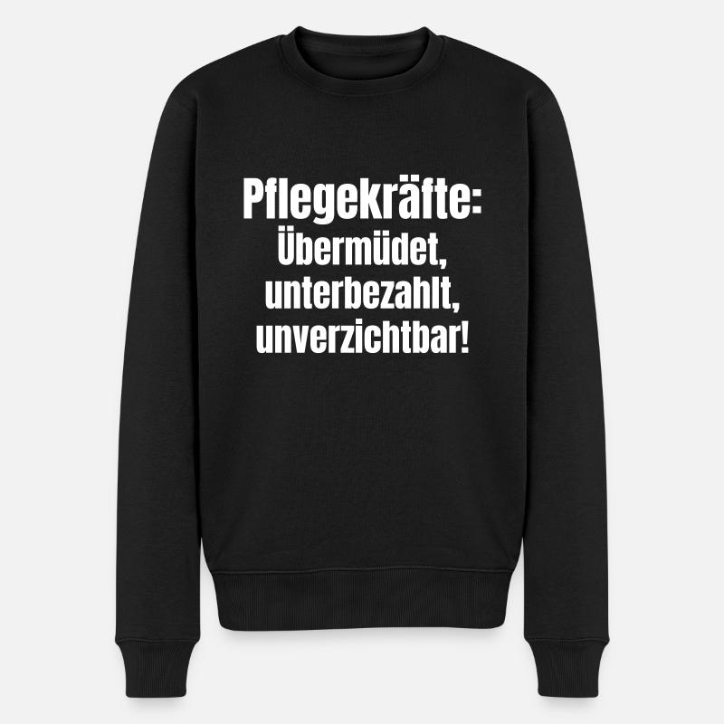 Les infirmières sont indispensables. - Pull Premium bio Homme - noir