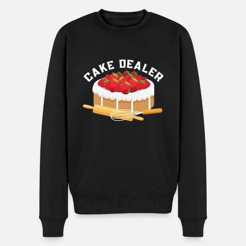 Cake distributeur pâtissier pâtissier - Pull Premium bio Homme - noir