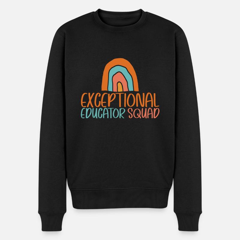 Escuadrón de Educadores Excepcionales 4 - Sudadera ecológica prémium para hombre - negro